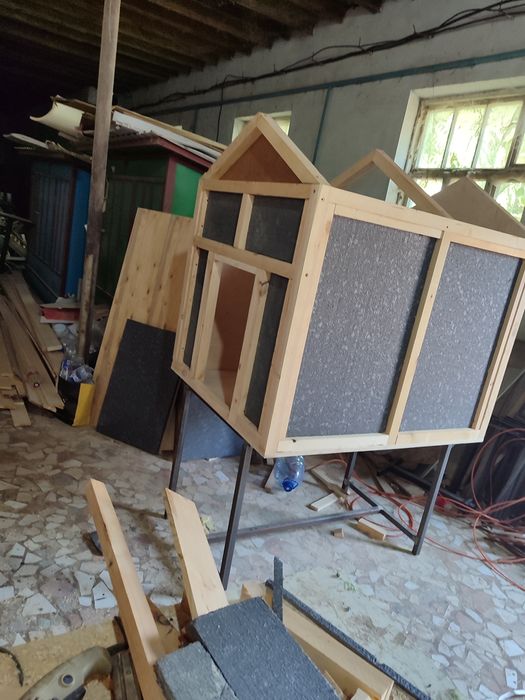 Будка для собаки 1,2 м *90 см, высота 1,15 м