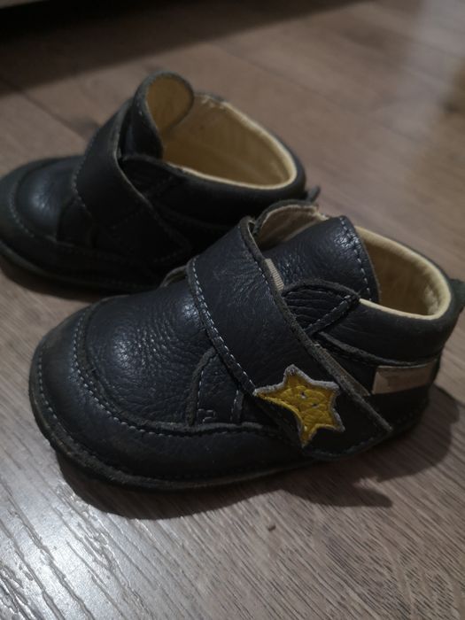 Ghetute/pantofiori piele barefoot timmo 12 cm
