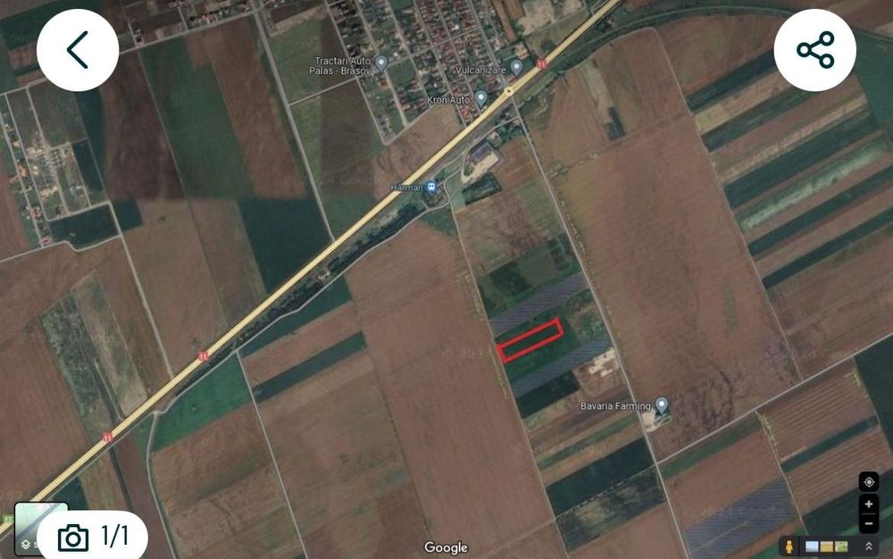 Teren extravilan de vânzare