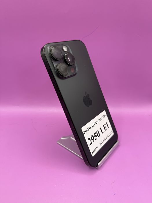 Iphone 16 Pro Max 256gb pata ecran •Matei Amanet Crangasi•33007