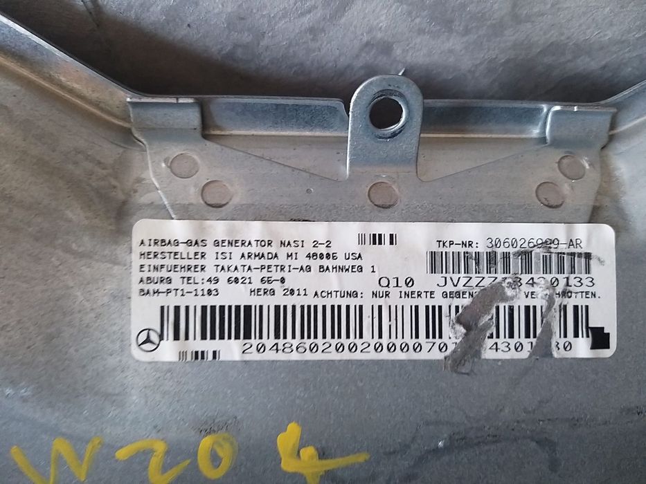 Airbag genunchi mercedes c class w204 306026999ar