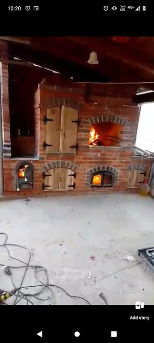 Sobe și grătar rustic .