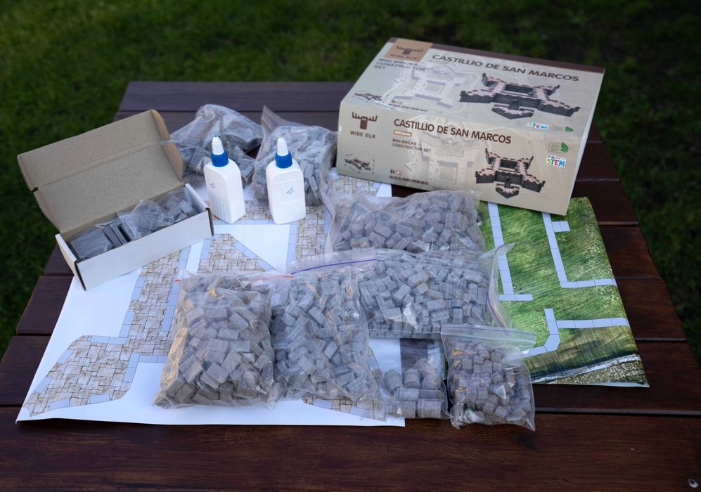 Set caramizi Wise Elk - Castelul San Marcos, 1450 piese, sigilat