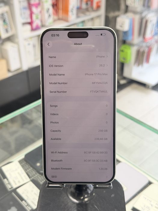 Apple iPhone 17 Pro Max 256GB Silver