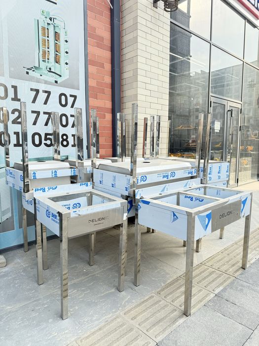 Мойка стол стилаж самовар