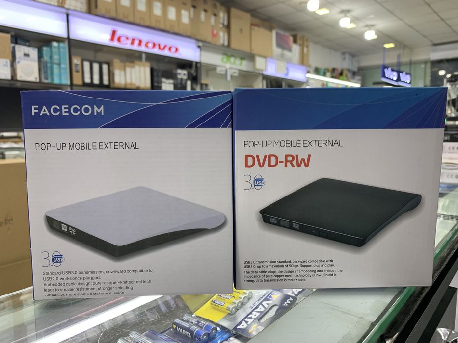 USB 3.0 DVD RW для ноутбуков и РС, гарантия 3месяц. Акция