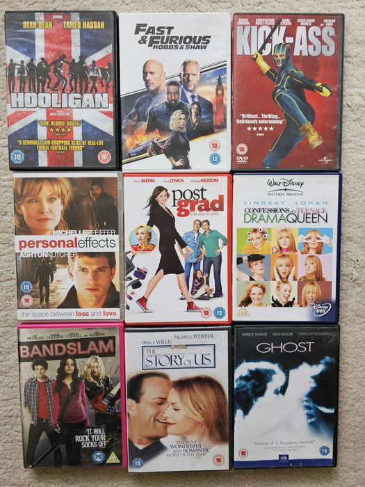 Оригинални DVD от лична колекция на Английски език