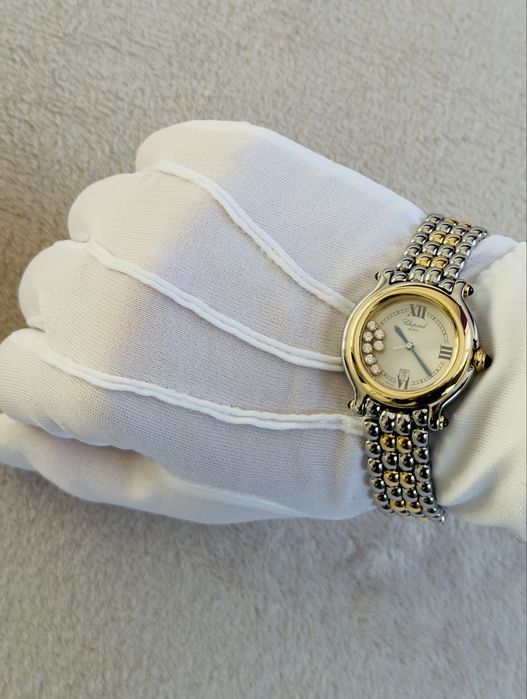 Chopard Happy-Sport 7 Diamante Two Tone Aur otel
