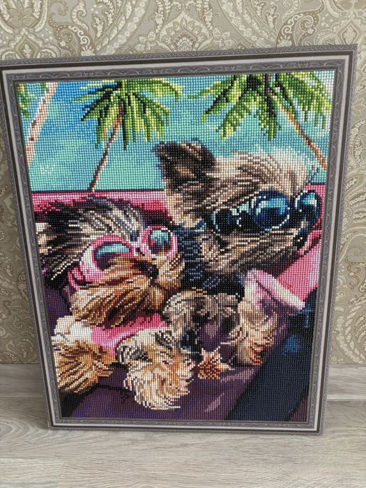 Алмазная картина с собаками