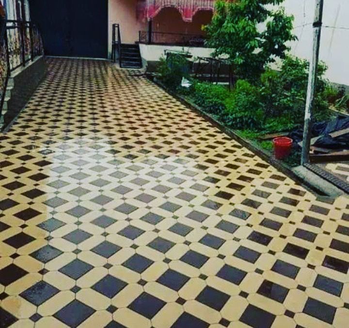 Укладка брусчатки