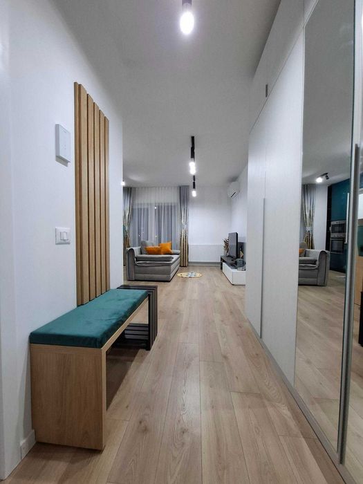 Inchiriez apartament cu 2 camere complet mobilat, utilat Pleiades Residence
