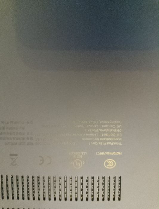 Lenovo ThinkPad P16s Gen 1