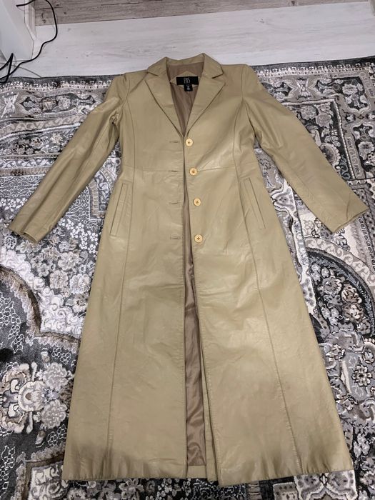 palton de piele adevărata, pe corp