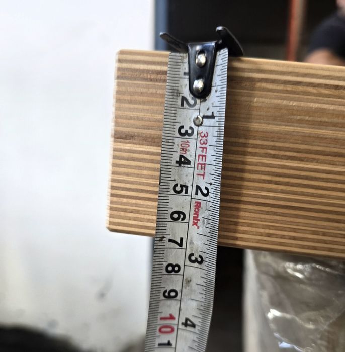 Trepte / scări din lemn stratificat 150 cm / 21 cm Grosime 6,5 m