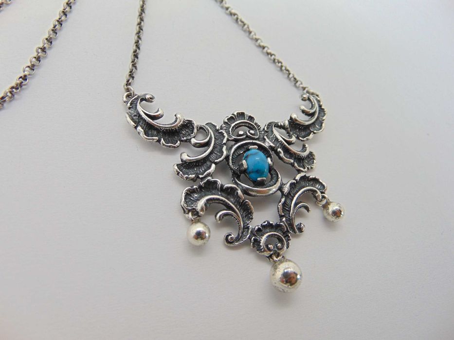 Colier din argint si turcoaz Teka Theodor Klotz