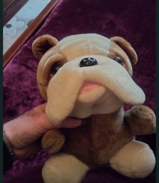 Пееща възглавничка и лаещо кученце