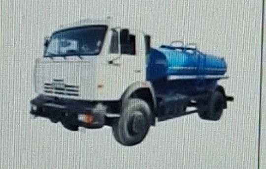 Автоцистерна водовоз для тех воды 8м3 на базе шасси КАМАЗ 4х2