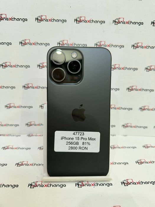 iPhone 15 Pro Max Black 256GB Neverlocked