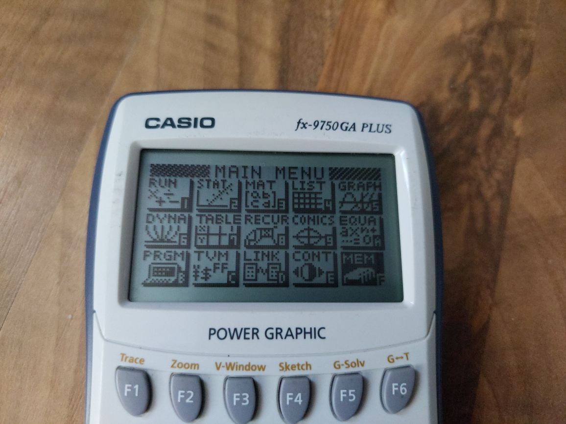 Casio fx 9750 ga plus best sale