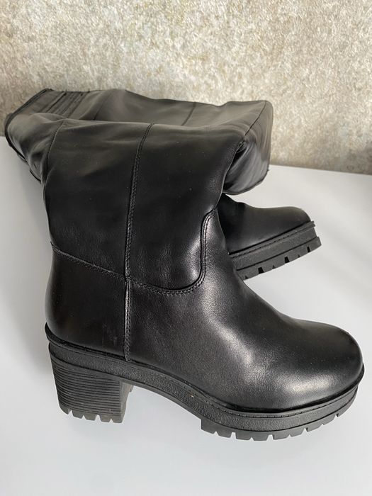 Продам сапоги натуральные кожаные