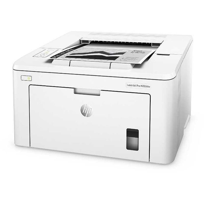 Imprimanta HP LaserJet Pro M203dw, Laser, Monocrom, Format A4, Retea, Wi-Fi, Duplex