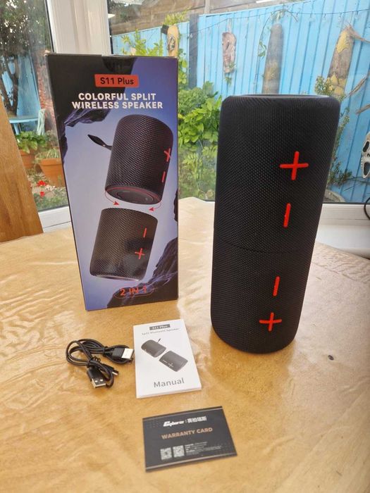 CYBORIS 2 в 1 преносим, разделим, 40W двоен Bluetooth високоговорител