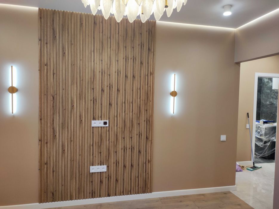 Поклейка обоев Костанай