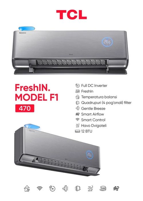 Кондиционер TCL FreshIN F1 12 Inverter