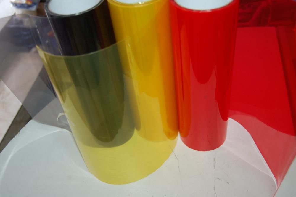 Червено,жълто,прозрачно чено фолио за фарове,стопове и мигачи