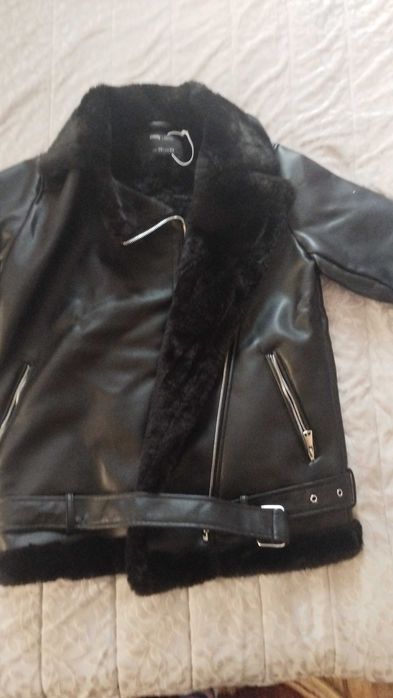 Geaca imitație de piele de vznzare