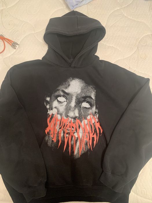 оверсайз худи черное