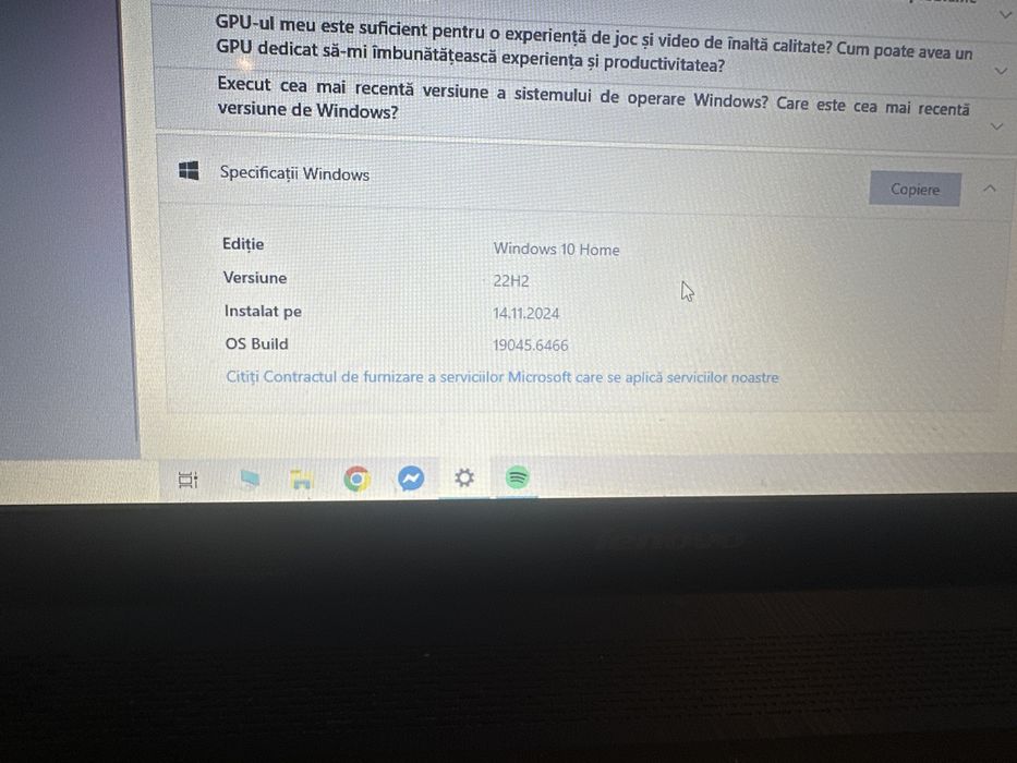 Laptop Lenovo.