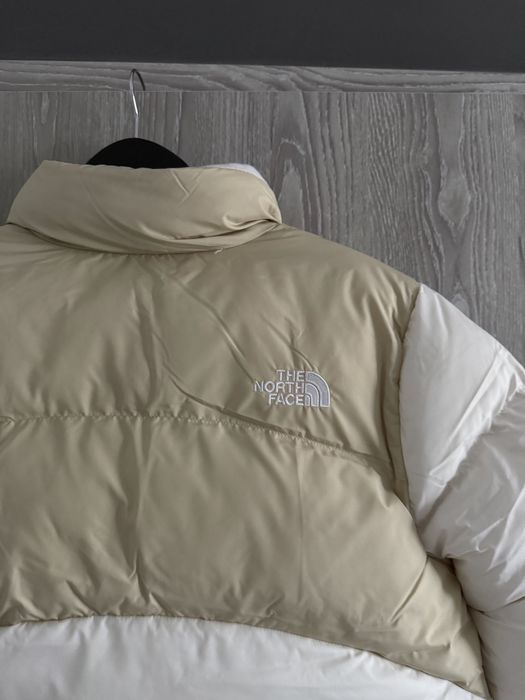 The North Face Saikuru jacheta cu puf de dama offwhite cu bej M noua