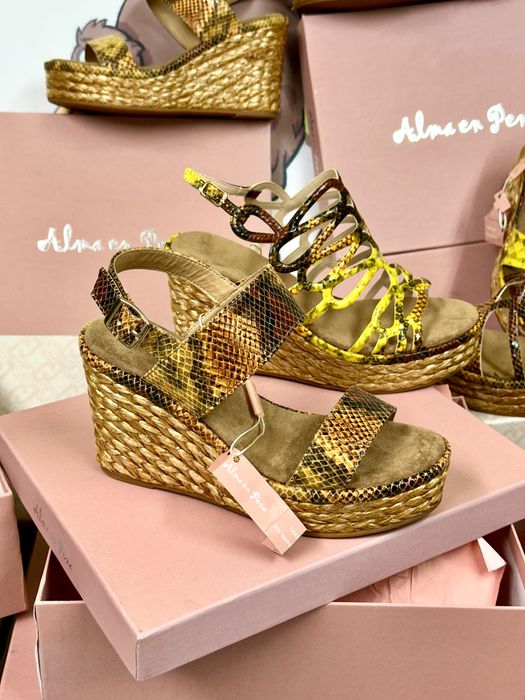 Дамски сандали Alma en Pena 38-39 НАМАЛЕНИ последни бройки