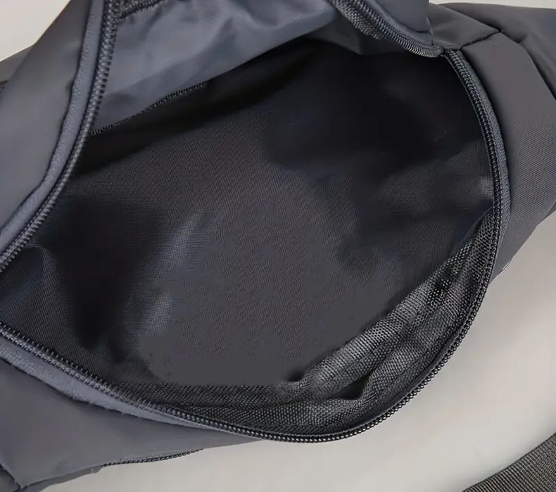 Три цвята мъжка многофункционална коланова чанта