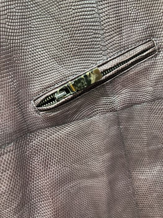 Луксозно яке от истинска игуанска кожа – НОВО, Милано