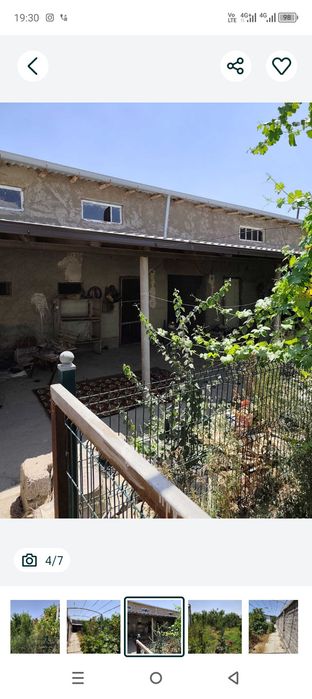 Туйтепа Акмал Икромов дачада 8 сотих ховли сотилади  боги бор 4 хона