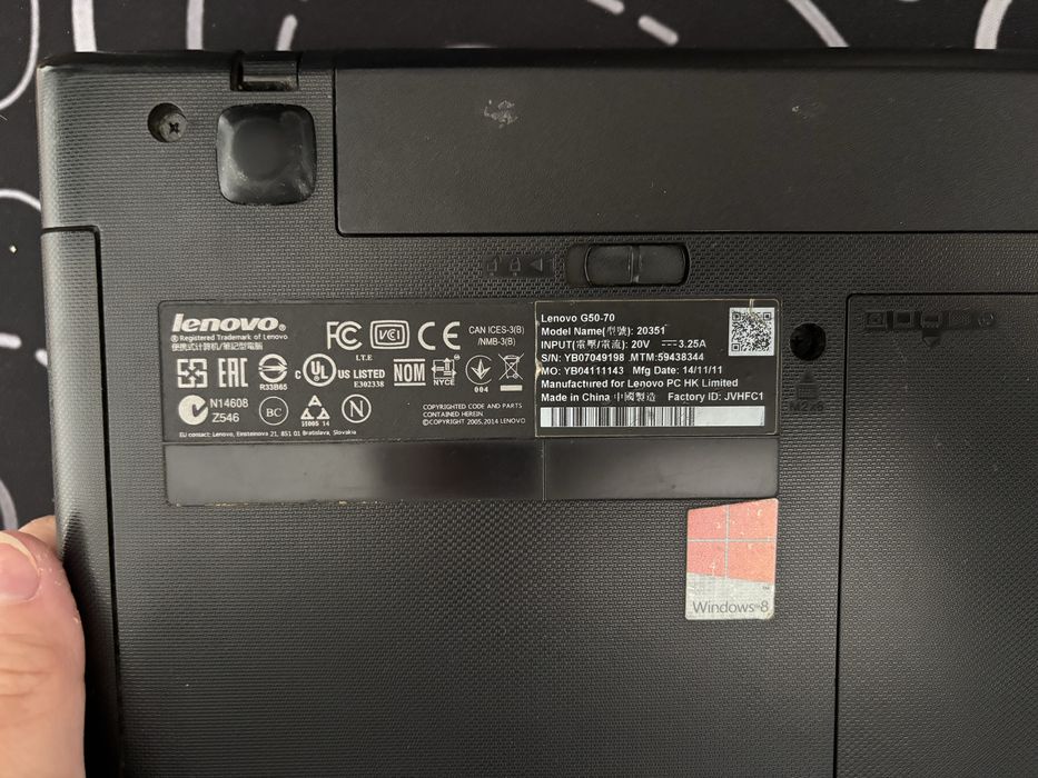 Ноутбук Lenovo G50-70