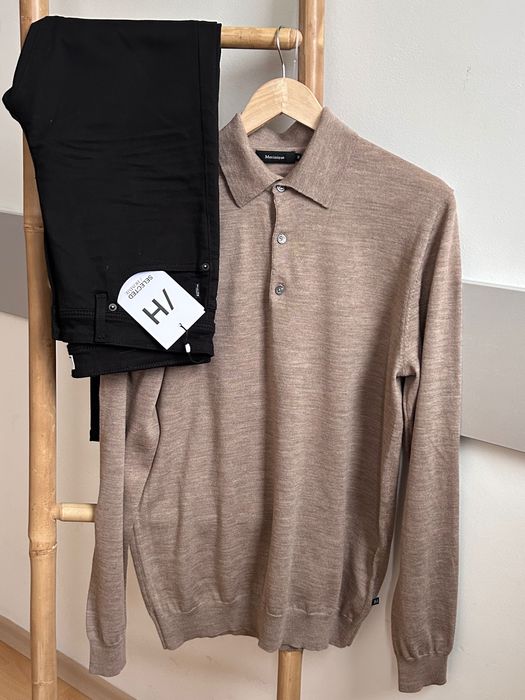 Selected нови черни слим дънки деним 32/33 размер