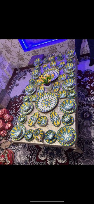 Milliy Sopol Nabor Servislar Turli Xil Ranglar va Uslublarda!