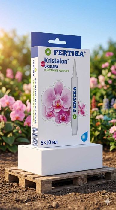 комплексное жидкое удобрение FERTIKA Kristalon для орхидей