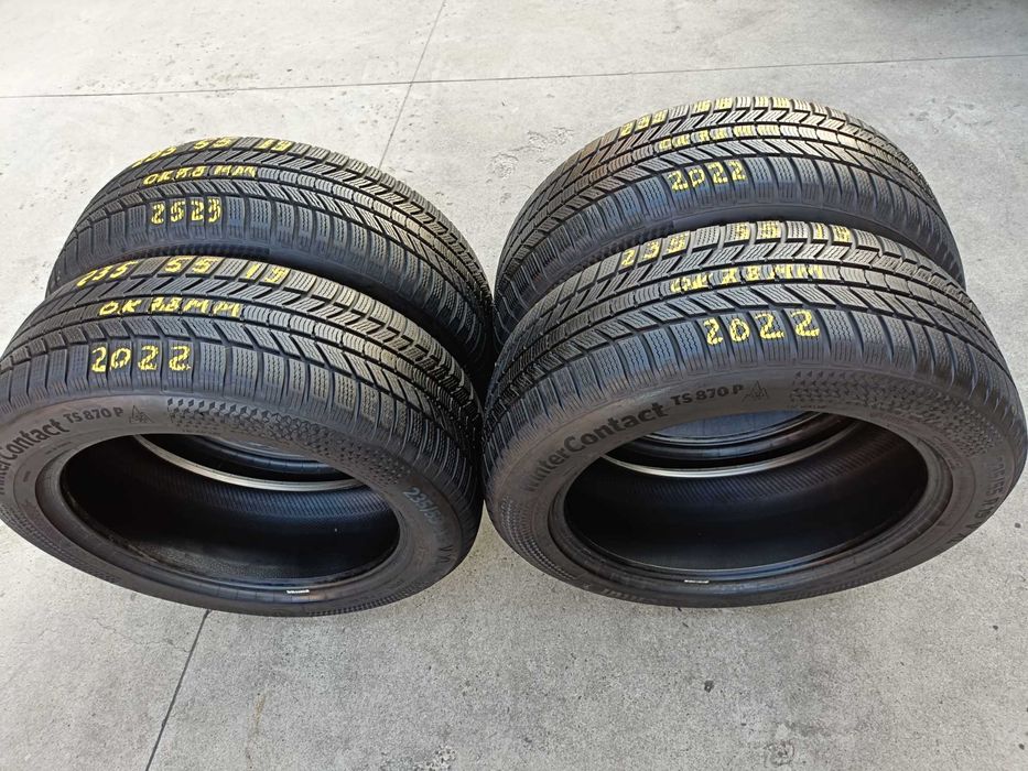 Set 4 anvelope iarna 235 55 19 continental wintercontact TS 870P profil de 7,8 mm