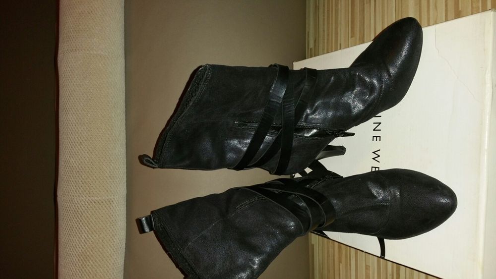 Cizme ghete dama imblanite Nine West model Beverlyann marimea 37