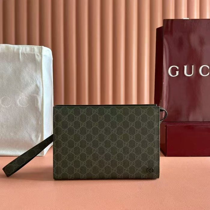 Чанта Gucci Grey Trim Pouch