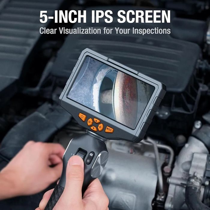 Cameră endoscopică Teslong TD500,cu lumină, cameră endoscopică rotativ