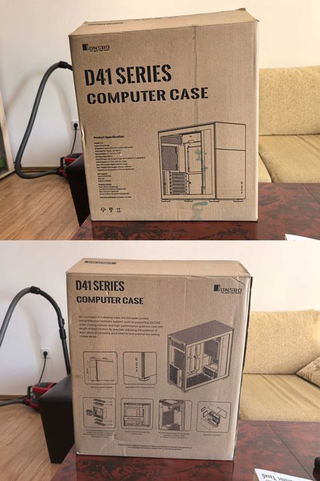 Кутия с дисплей Jonsbo D41 STD Screen Black
