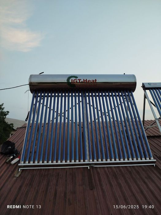 Quyosh suv isitgichlari | Қуёш сув иситгичлари | oʻrnatishi bilan