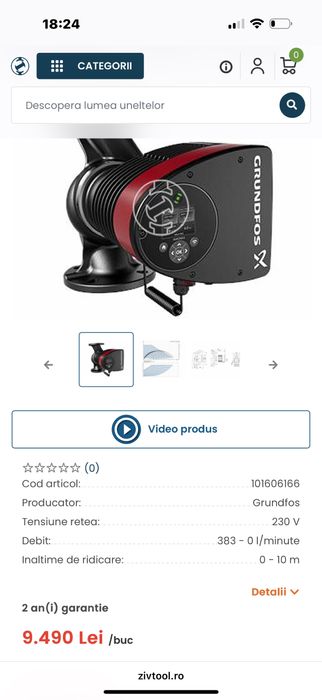 Pompa circulatoare  Grundfos MAGNA3 40-100 F 220