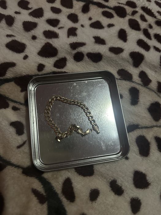 Brățară aur 14K model stil cuban