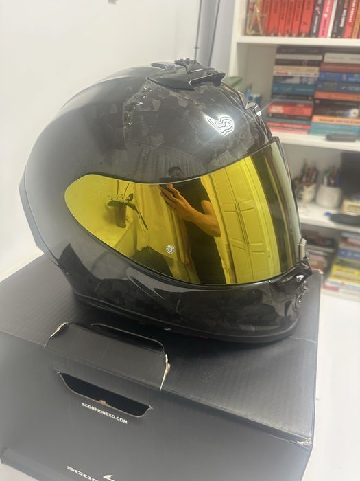 Cască Scorpion EXO R1 Air Onyx Carbon – Mărimea M